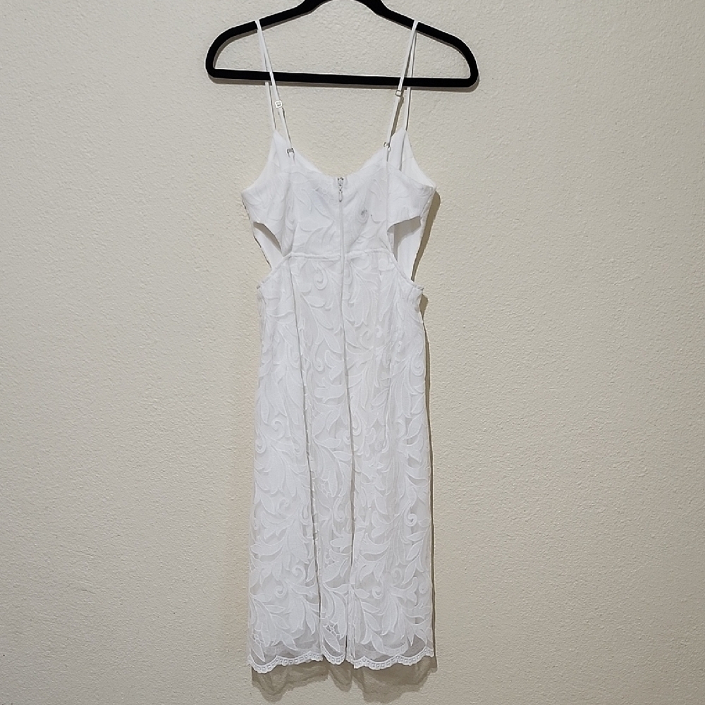 Show Me Your MuMu White Spaghetti Strap Slip Dress - Picture 8 of 16